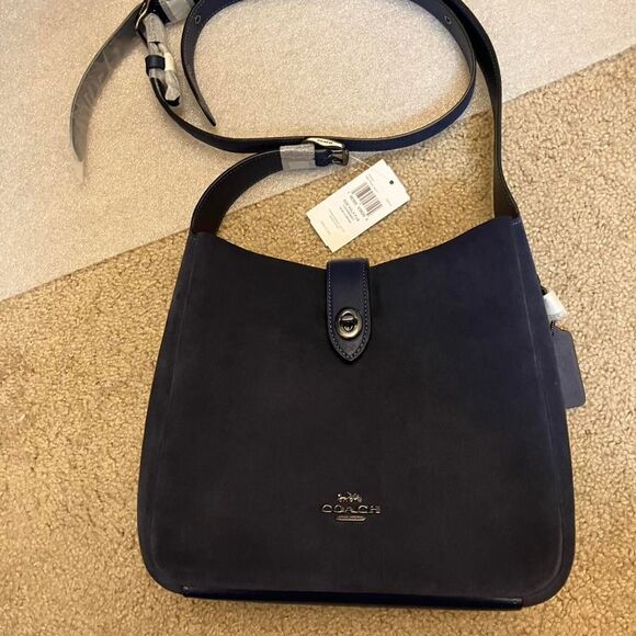 Coach Handbags - NWT Coach Hadley Convertible Crossbody Bag in True Navy